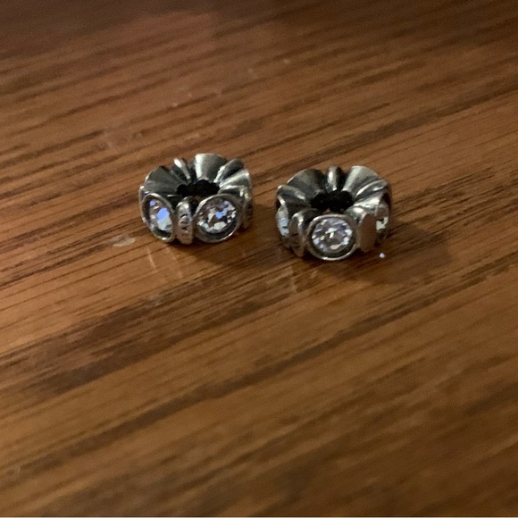 Kay Jewelers Charmed Memories Michael Anthony Two Sterling Silver Crystal Charms - Picture 7 of 12